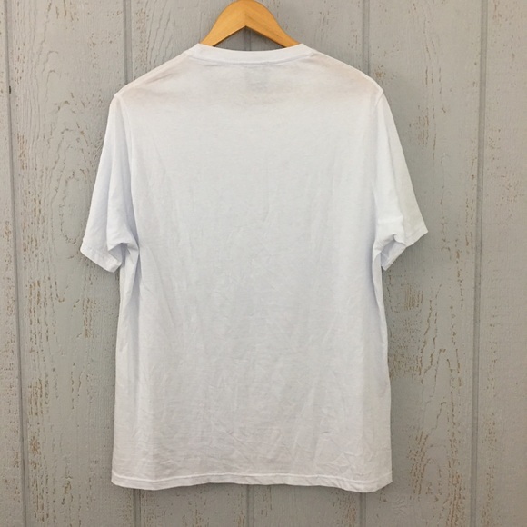 Janis Joplin Raw Edge Appliqué Graphic T-shirt White Black Rare - Picture 5 of 8